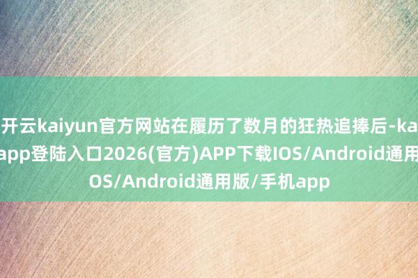 开云kaiyun官方网站在履历了数月的狂热追捧后-kai云体育网页app登陆入口2026(官方)APP下载IOS/Android通用版/手机app